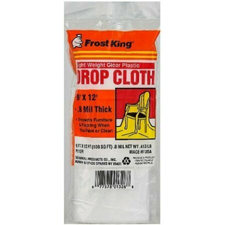 FROST KING 9 ft x 12 ft Tarp, Clear P912G